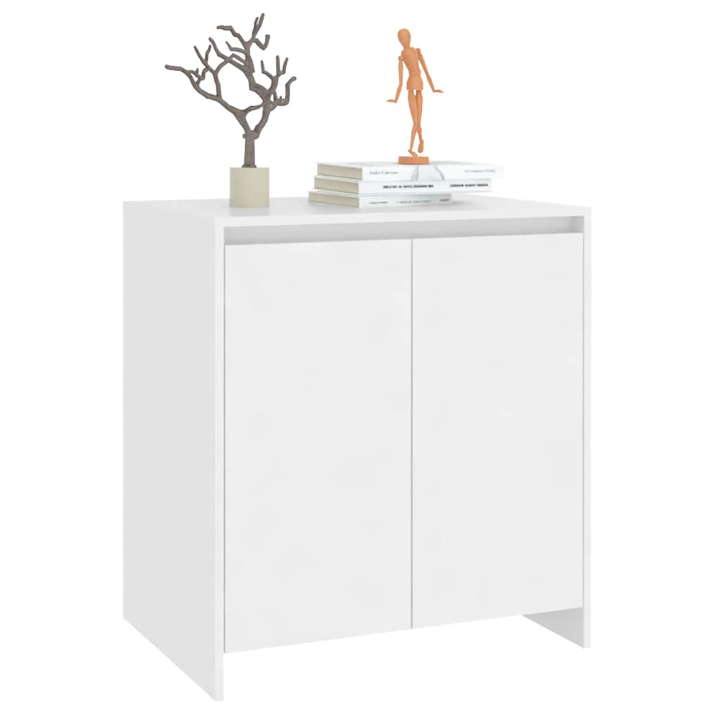 vidaXL Szafka, biała, 70x41x75 cm, materiał drewnopochodny