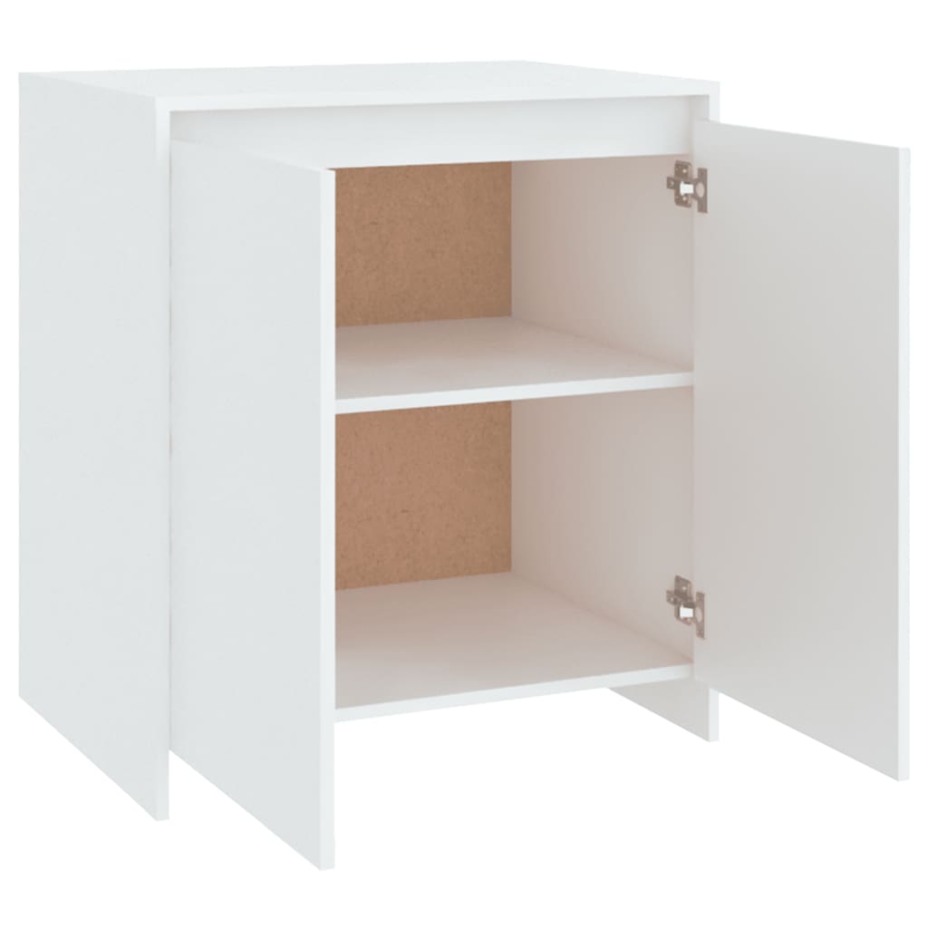 vidaXL Szafka, biała, 70x41x75 cm, materiał drewnopochodny