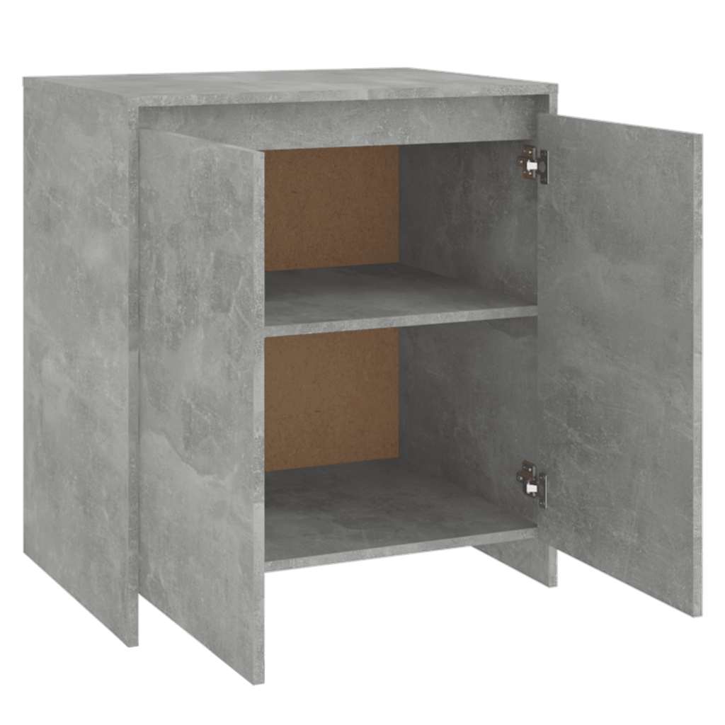 vidaXL Szafka, szarość betonu, 70x41x75 cm, materiał drewnopochodny