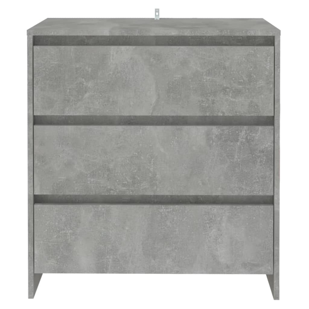 vidaXL Szafka, szarość betonu, 70x41x75 cm, materiał drewnopochodny