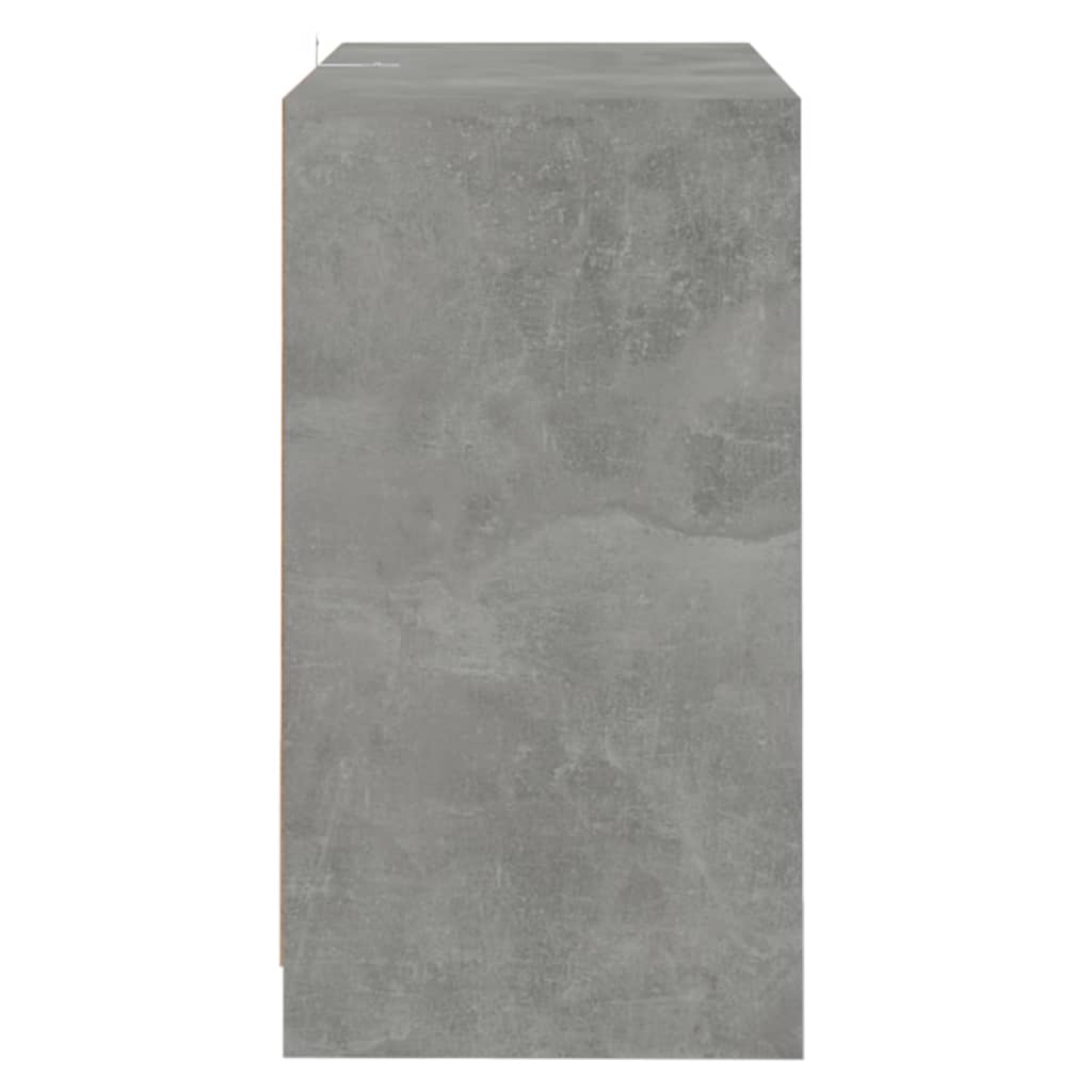 vidaXL Szafka, szarość betonu, 70x41x75 cm, materiał drewnopochodny