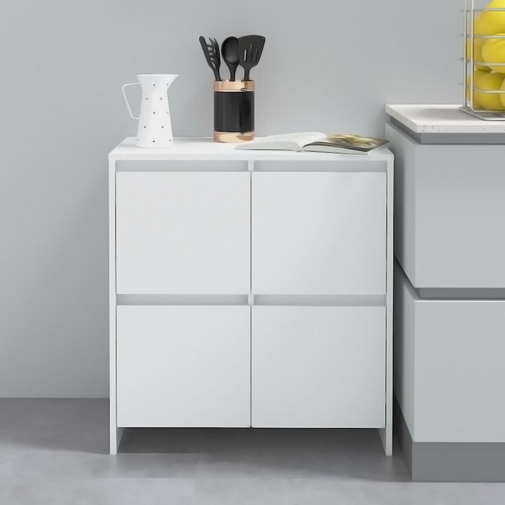 vidaXL Szafka, biała, 70x41x75 cm, materiał drewnopochodny