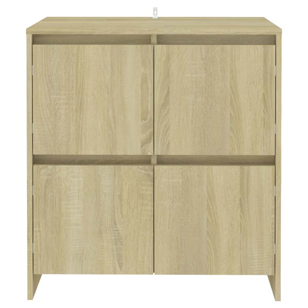vidaXL Szafka, dąb sonoma, 70x41x75 cm, materiał drewnopochodny