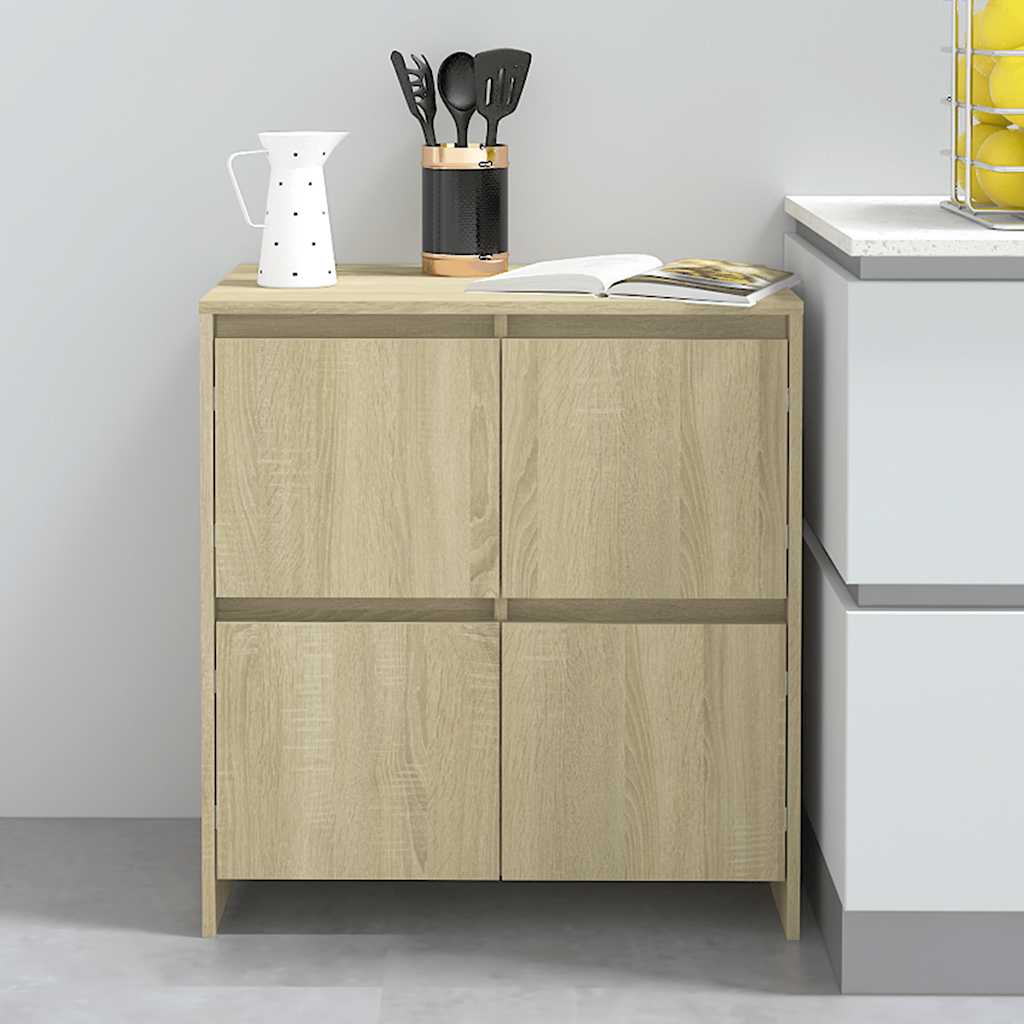vidaXL Szafka, dąb sonoma, 70x41x75 cm, materiał drewnopochodny