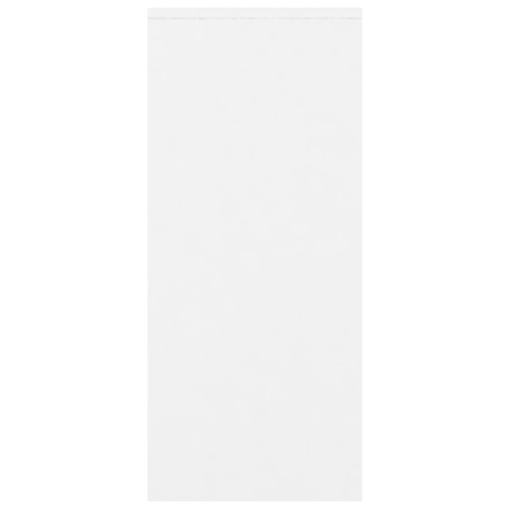 vidaXL Komoda, biała, 102x33x75 cm, materiał drewnopochodny