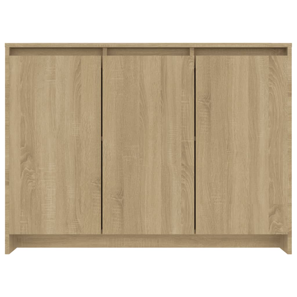 vidaXL Szafka, dąb sonoma, 102x33x75 cm, materiał drewnopochodny