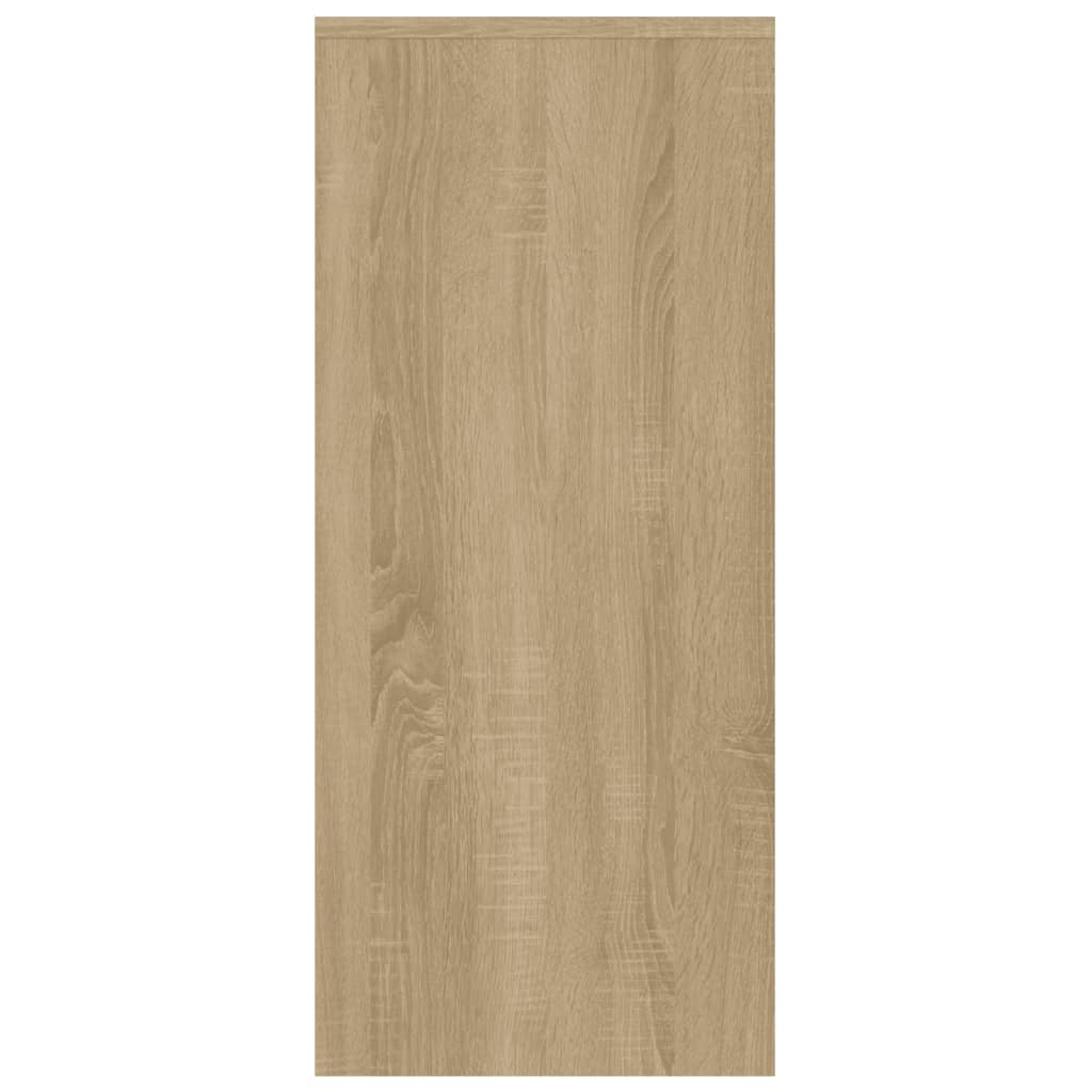 vidaXL Szafka, dąb sonoma, 102x33x75 cm, materiał drewnopochodny