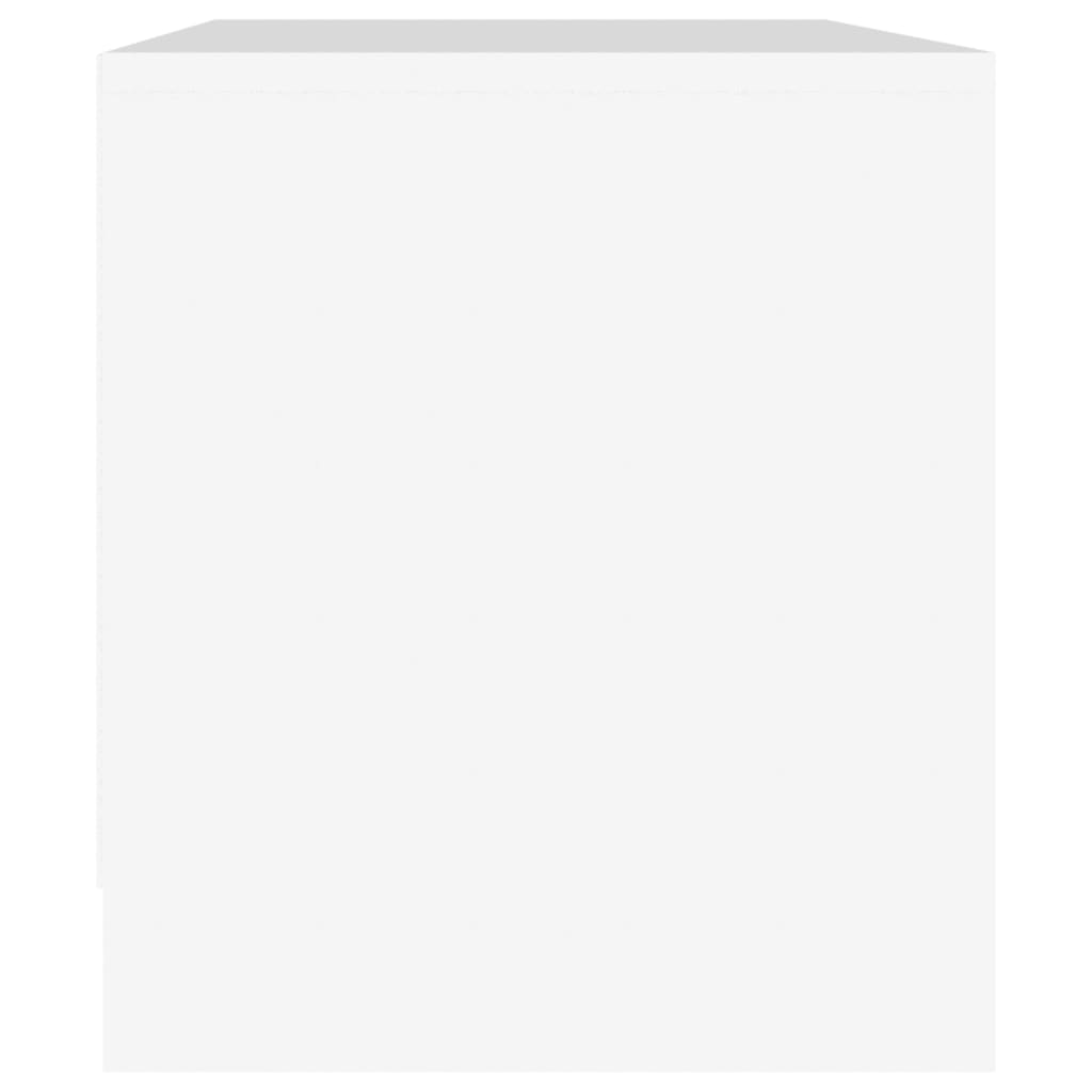 vidaXL Szafka pod TV, biała, 90x35x40 cm, materiał drewnopochodny