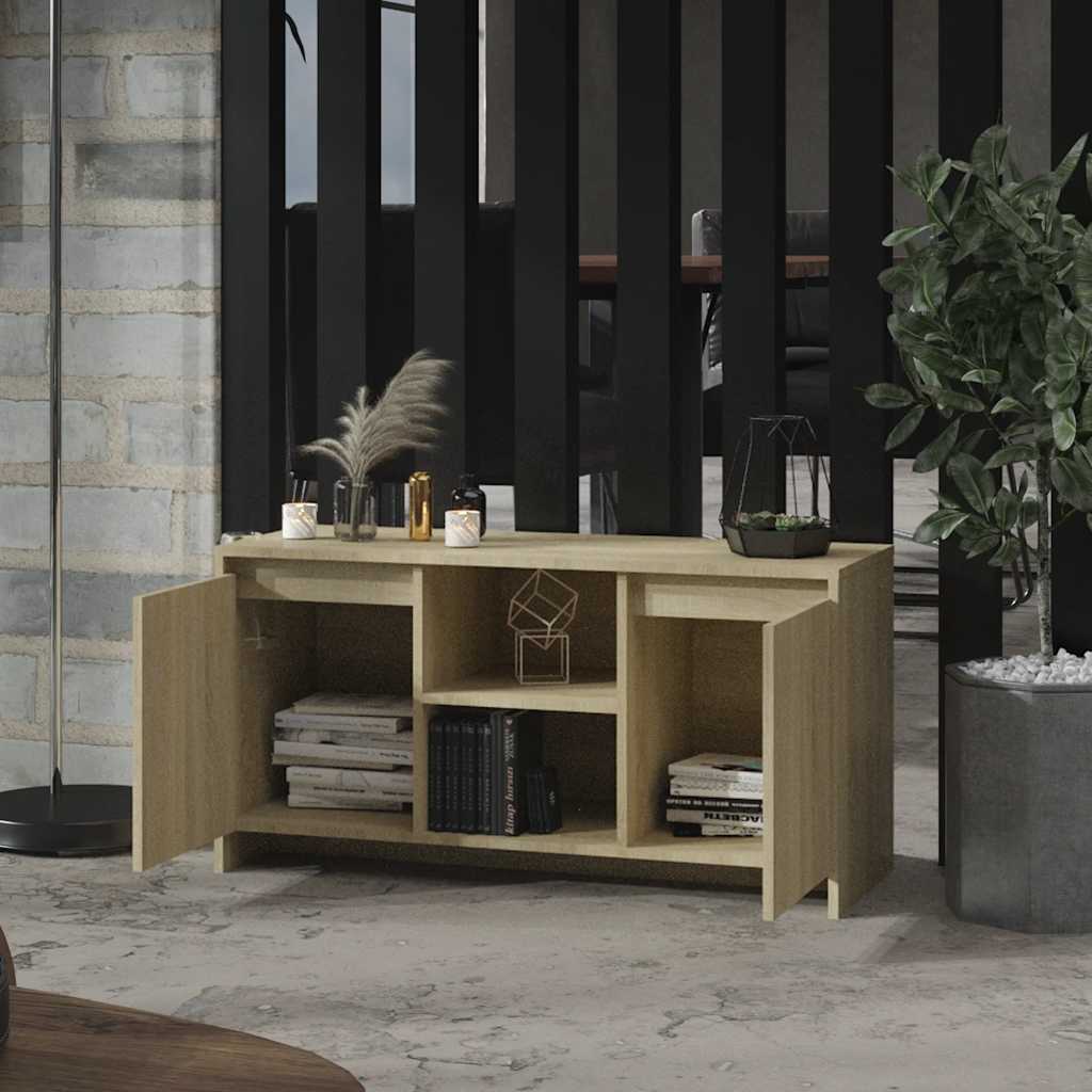 vidaXL Szafka pod TV, dąb sonoma, 102x37,5x52,5 cm