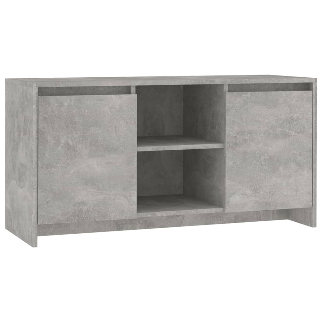 vidaXL Szafka pod TV, szarość betonu, 102x37,5x52,5 cm