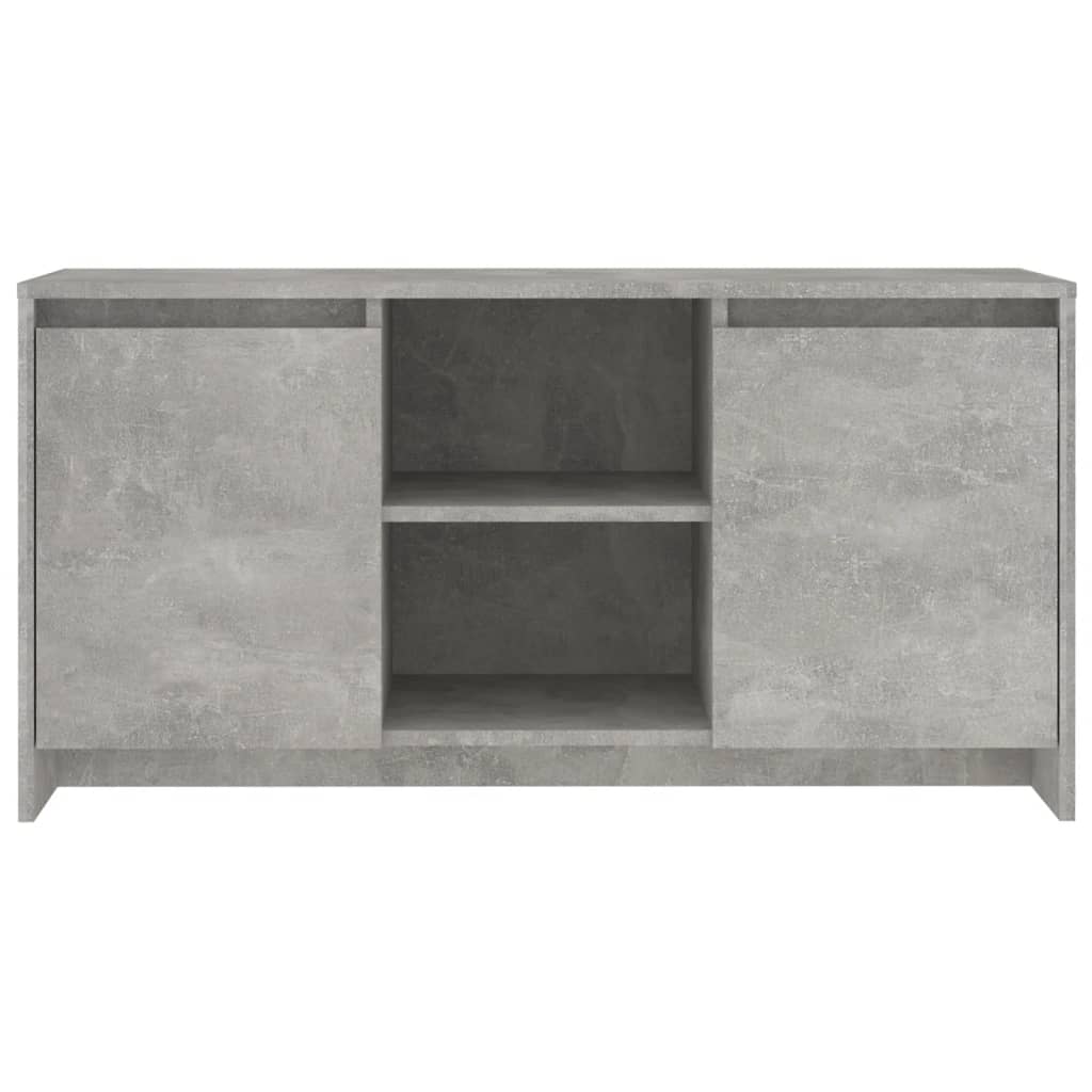 vidaXL Szafka pod TV, szarość betonu, 102x37,5x52,5 cm