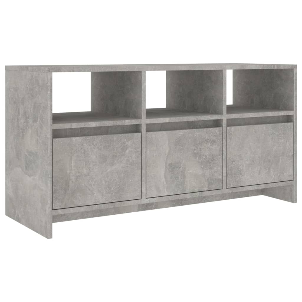 vidaXL Szafka pod TV, szarość betonu, 102x37,5x52,5 cm