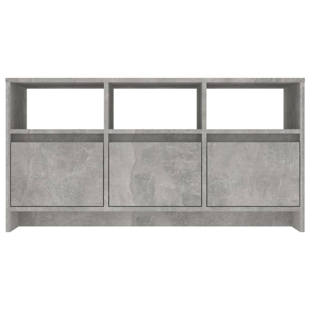 vidaXL Szafka pod TV, szarość betonu, 102x37,5x52,5 cm