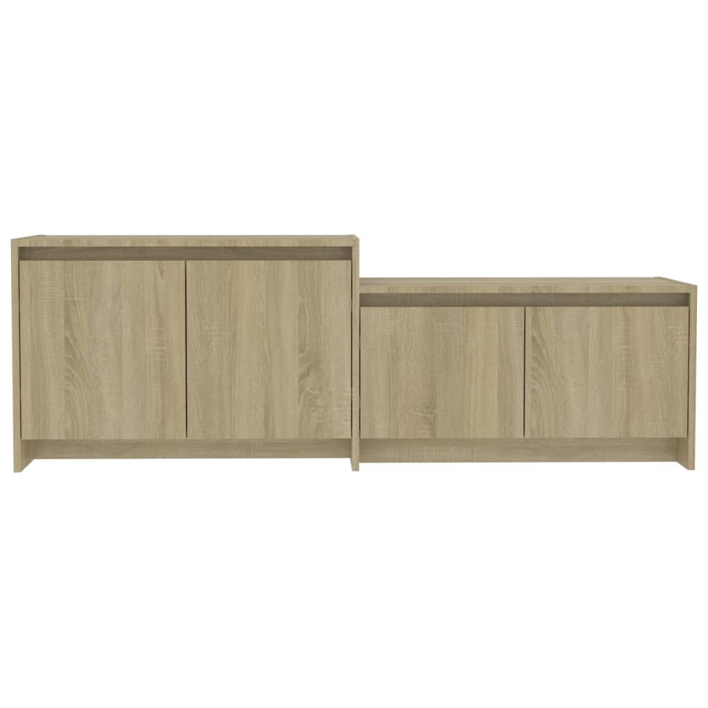 vidaXL Szafka pod TV, dąb sonoma, 146,5x35x50 cm