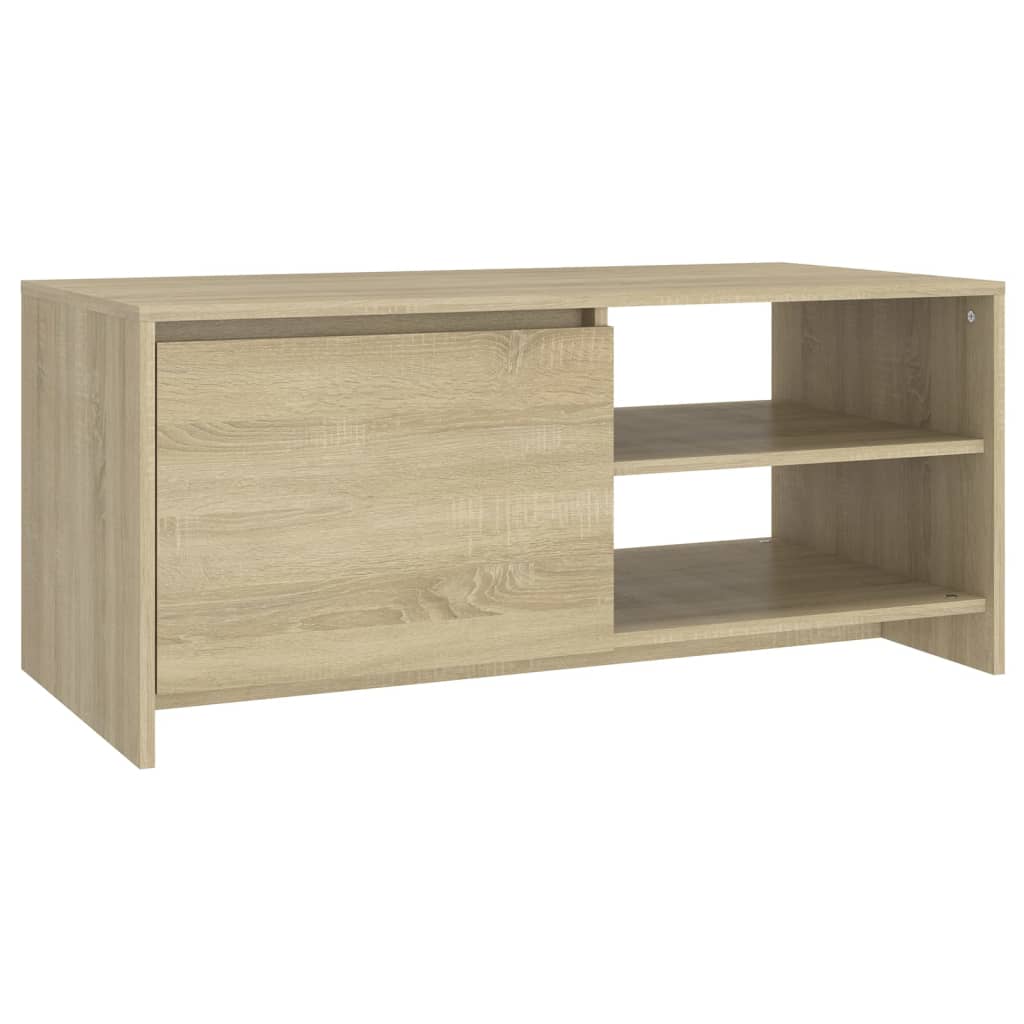 vidaXL Stolik kawowy, dąb sonoma 102x50x45 cm, materiał drewnopochodny