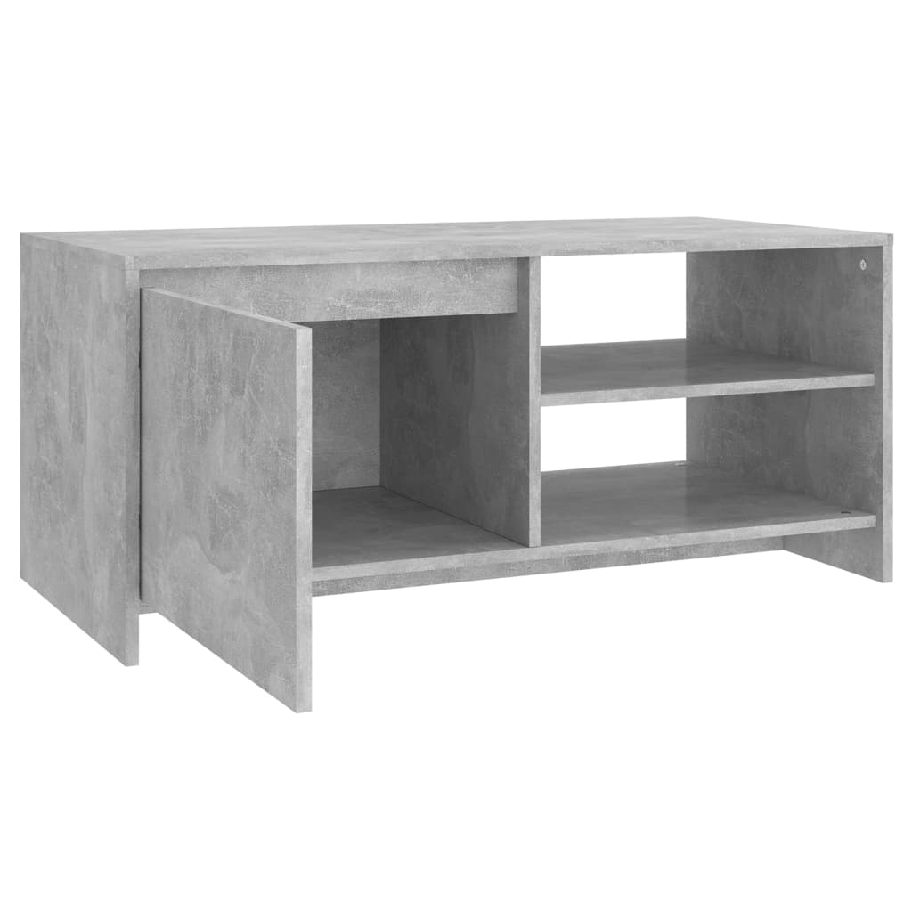 vidaXL Stolik kawowy, betonowy, 102x50x45 cm, materiał drewnopochodny