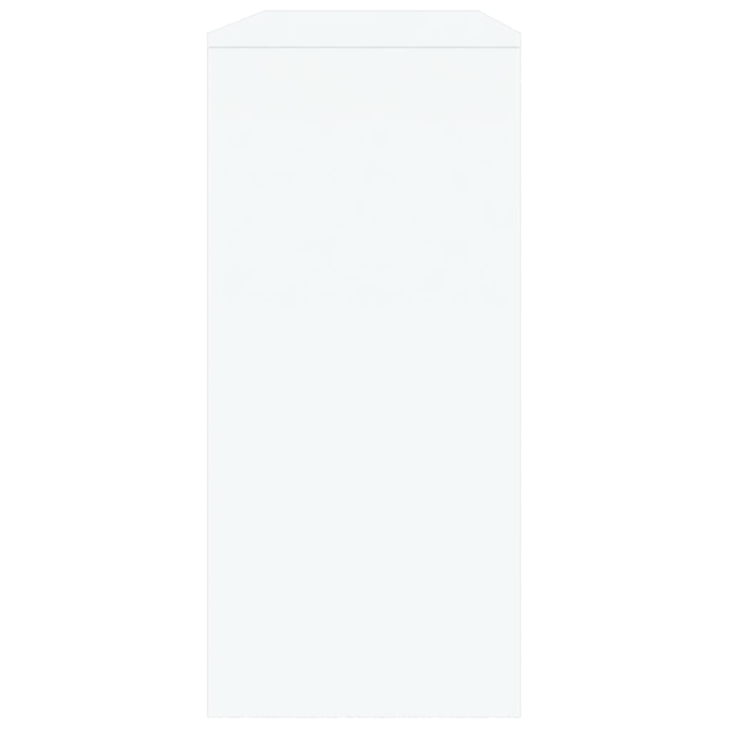 vidaXL Stolik konsolowy, biały 100x35x76,5 cm, materiał drewnopochodny
