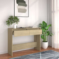 vidaXL Stolik konsolowy, dąb sonoma, 100x35x76,5 cm