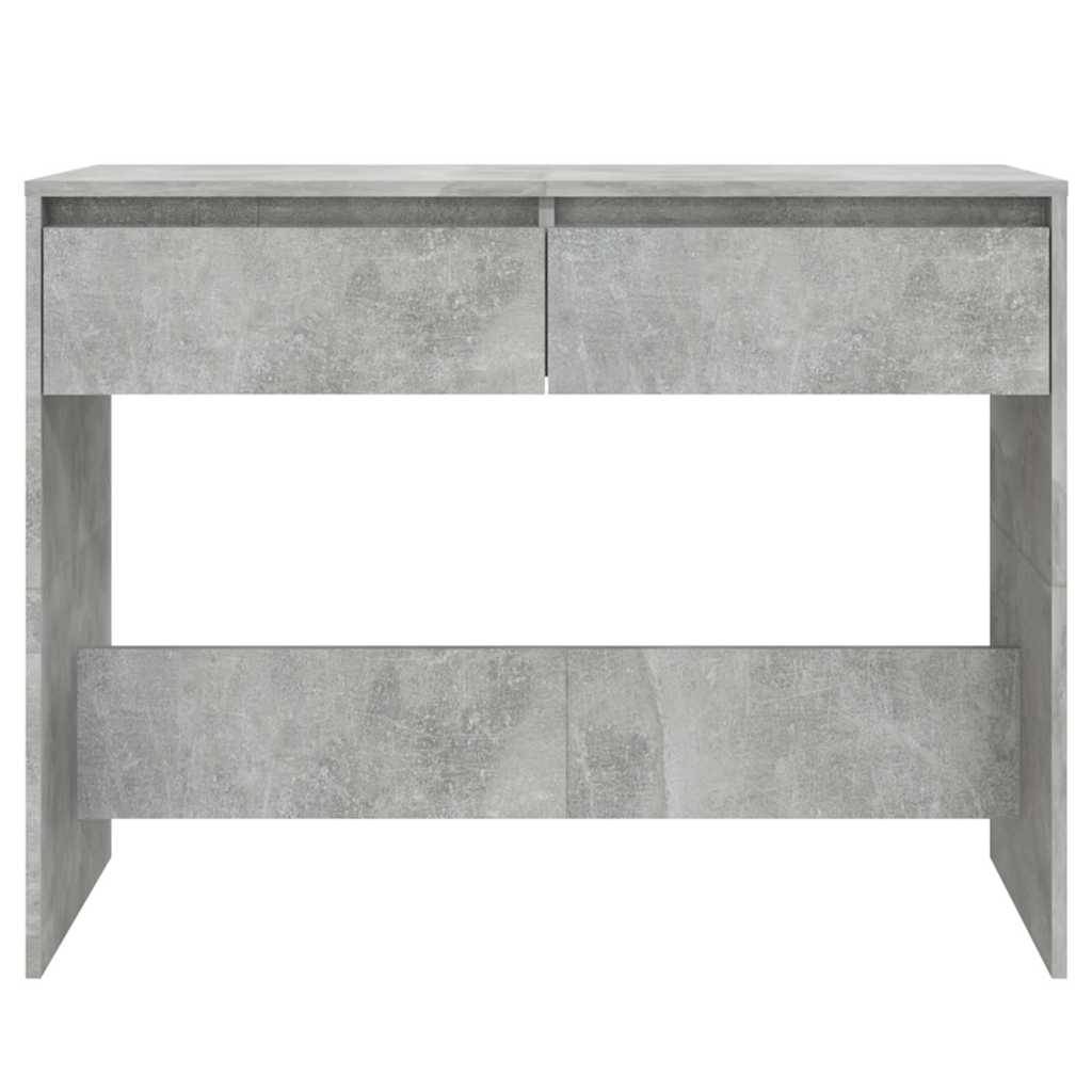 vidaXL Stolik konsolowy, szarość betonu, 100x35x76,5 cm