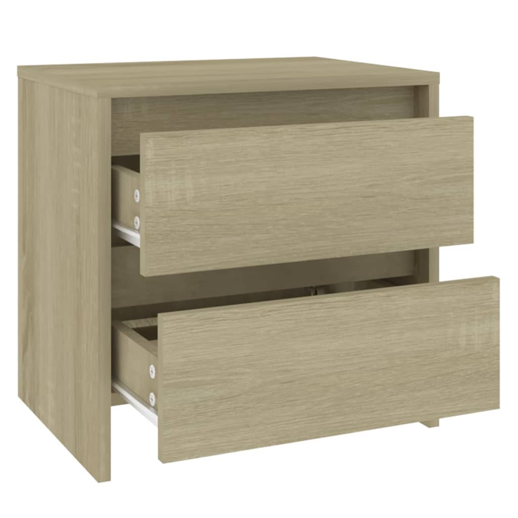 vidaXL Szafka nocna dąb sonoma 45x34,5x44,5 cm materiał drewnopochodny