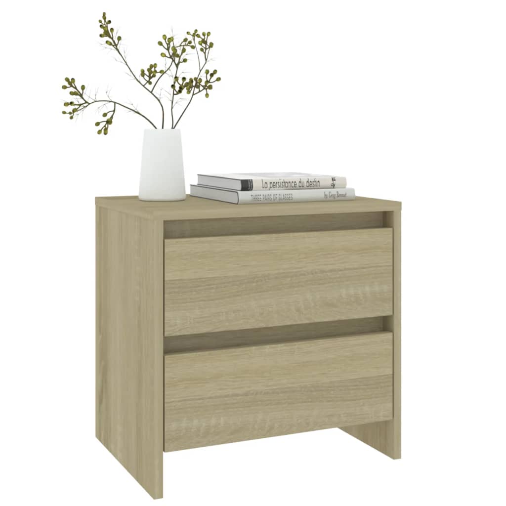 vidaXL Szafka nocna dąb sonoma 45x34,5x44,5 cm materiał drewnopochodny
