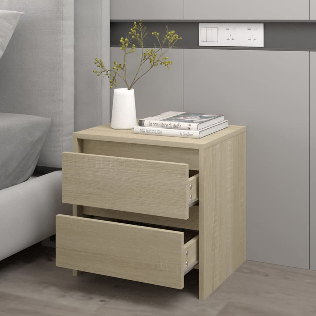 vidaXL Szafka nocna dąb sonoma 45x34,5x44,5 cm materiał drewnopochodny