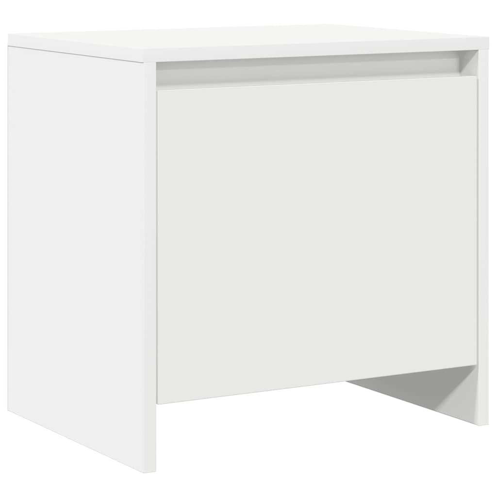 vidaXL Szafka nocna, biała, 45x34x44,5 cm
