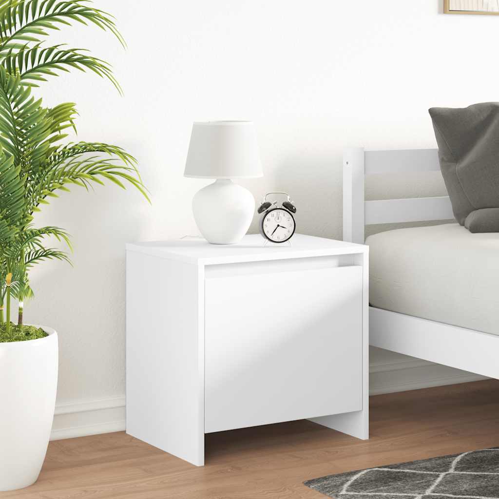vidaXL Szafki nocne, 2 szt., białe, 45x34x44,5 cm