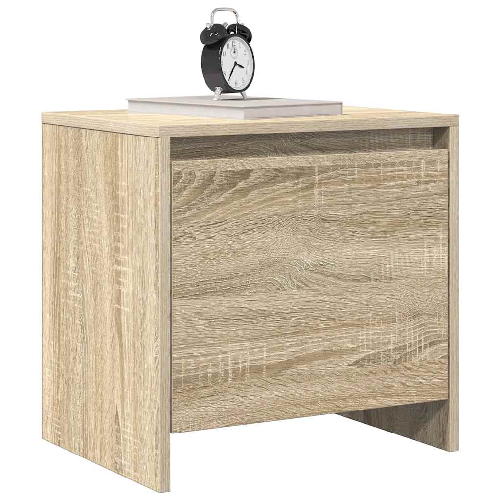 vidaXL Szafka nocna, dąb sonoma, 45x34x44,5 cm materiał drewnopochodny