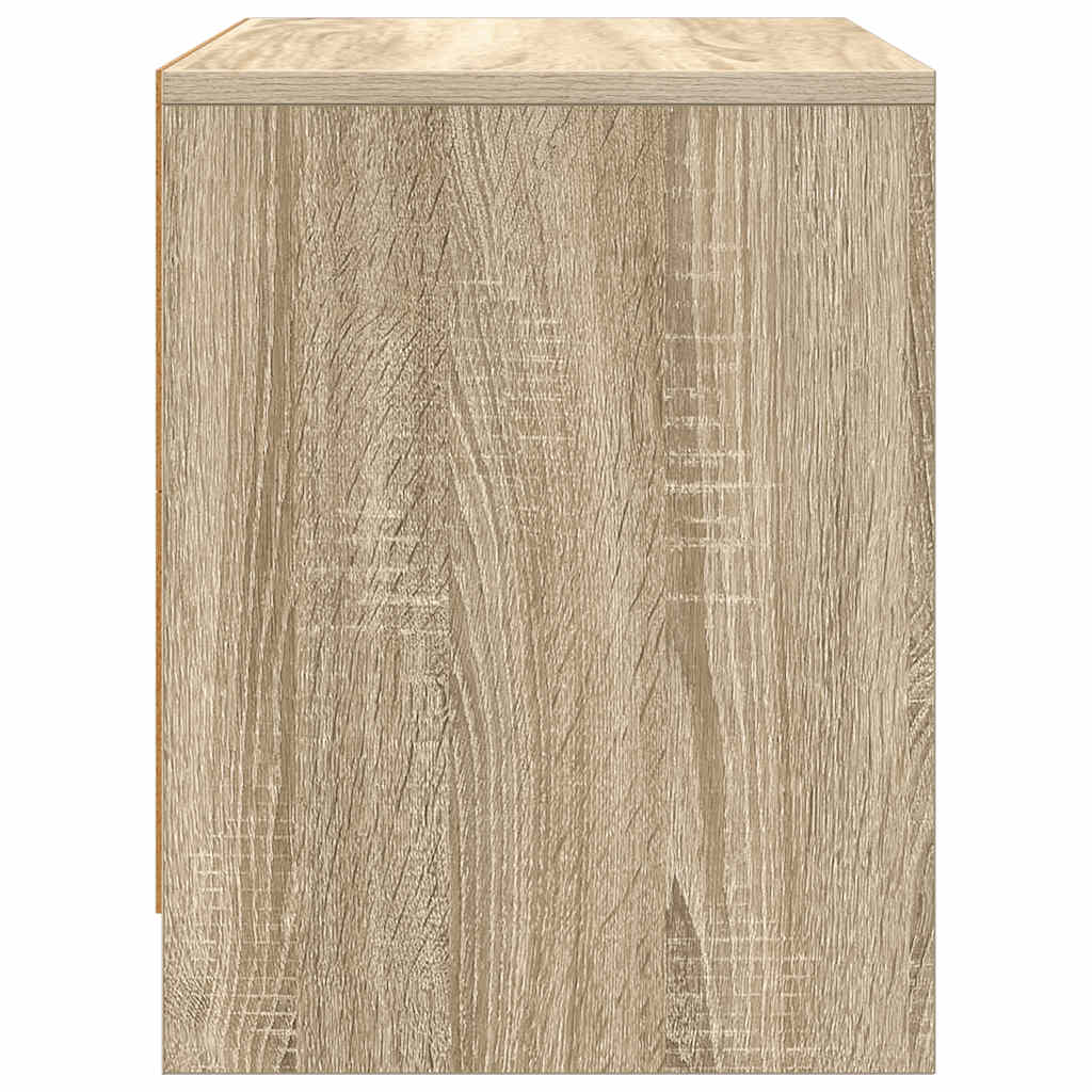 vidaXL Szafka nocna, dąb sonoma, 45x34x44,5 cm materiał drewnopochodny