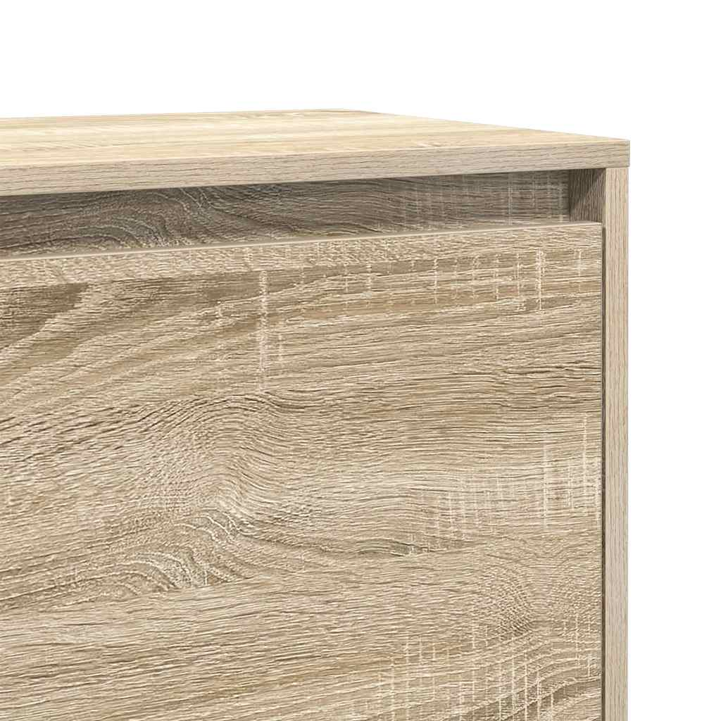 vidaXL Szafka nocna, dąb sonoma, 45x34x44,5 cm materiał drewnopochodny