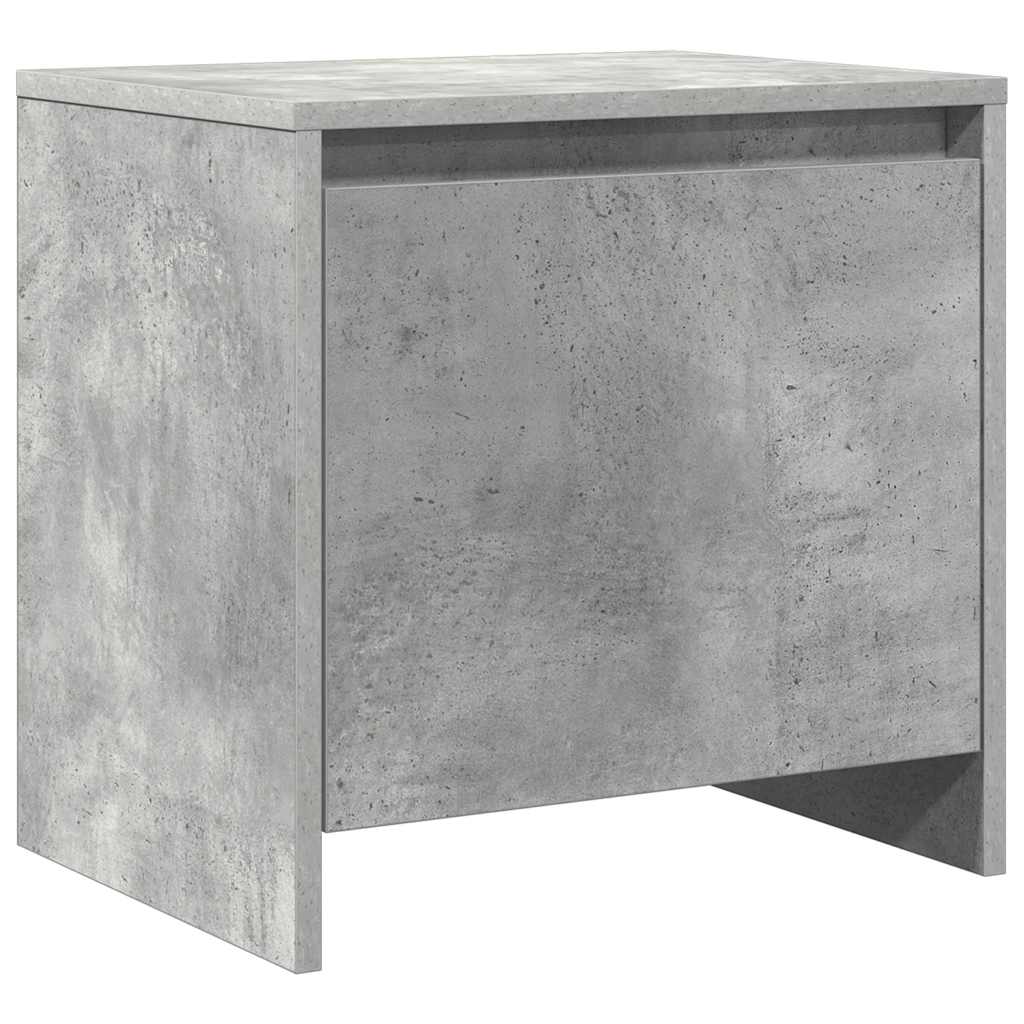 vidaXL Szafka nocna, szarość betonu, 45x34x44,5 cm