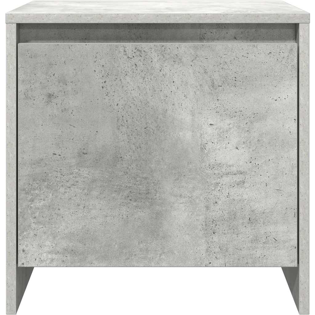 vidaXL Szafka nocna, szarość betonu, 45x34x44,5 cm