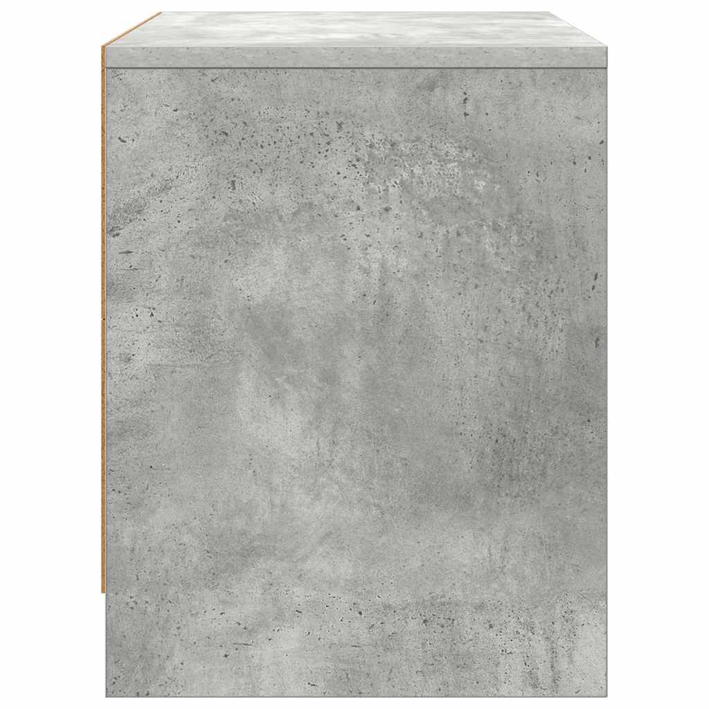 vidaXL Szafka nocna, szarość betonu, 45x34x44,5 cm