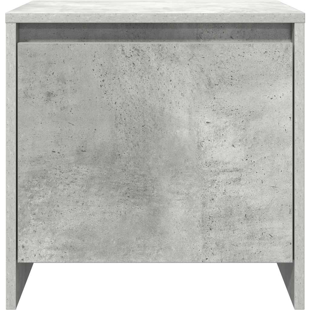 vidaXL Szafki nocne, 2 szt., szarość betonu, 45x34x44,5 cm