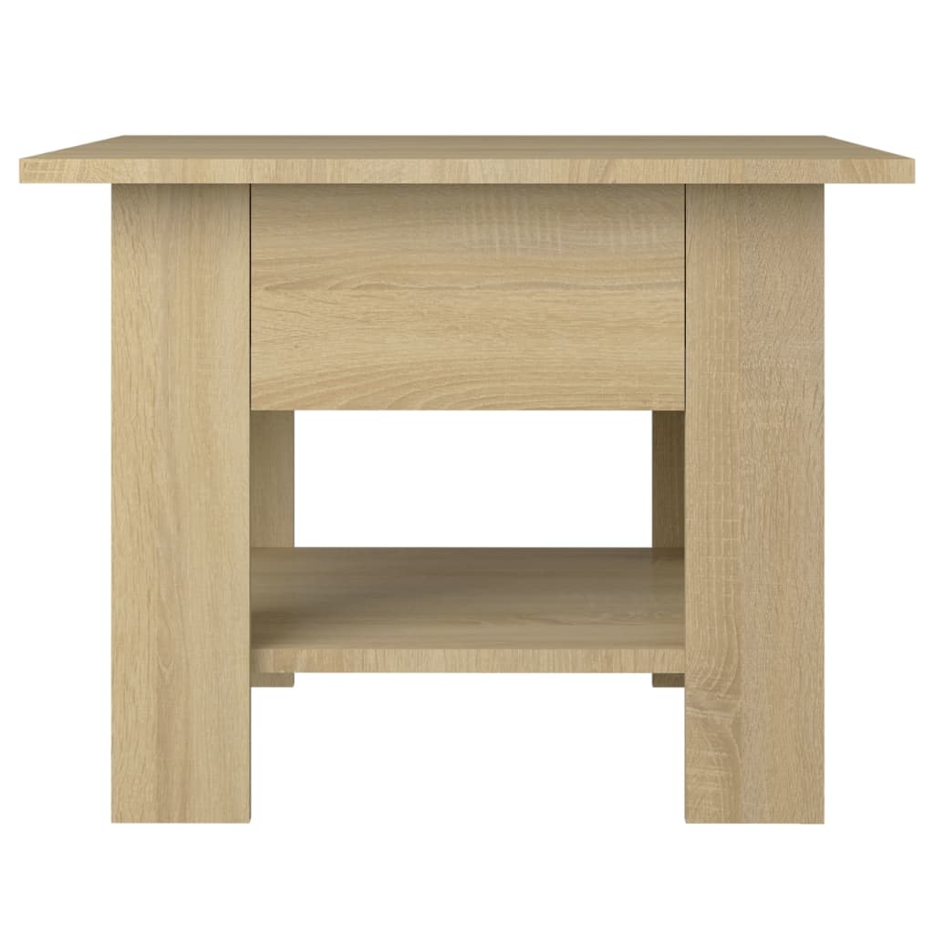 vidaXL Stolik kawowy, dąb sonoma, 55x55x42 cm, materiał drewnopochodny