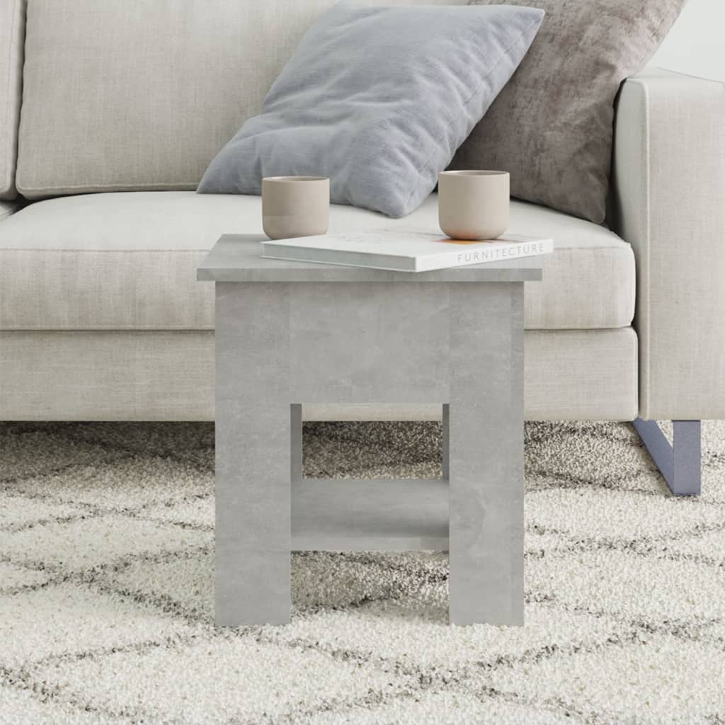 vidaXL Stolik kawowy, betonowy, 40x40x42 cm materiał drewnopochodny