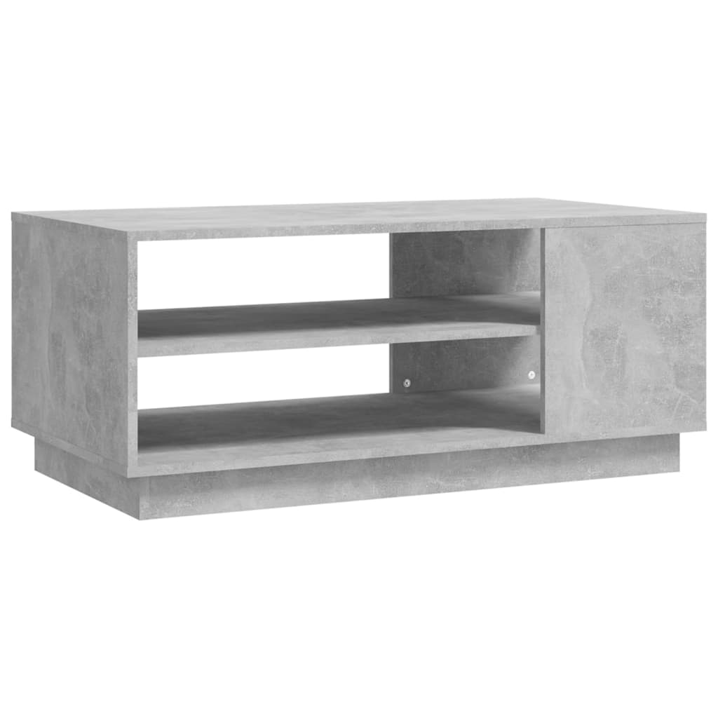vidaXL Stolik kawowy, szarość betonu, 102x55x43 cm