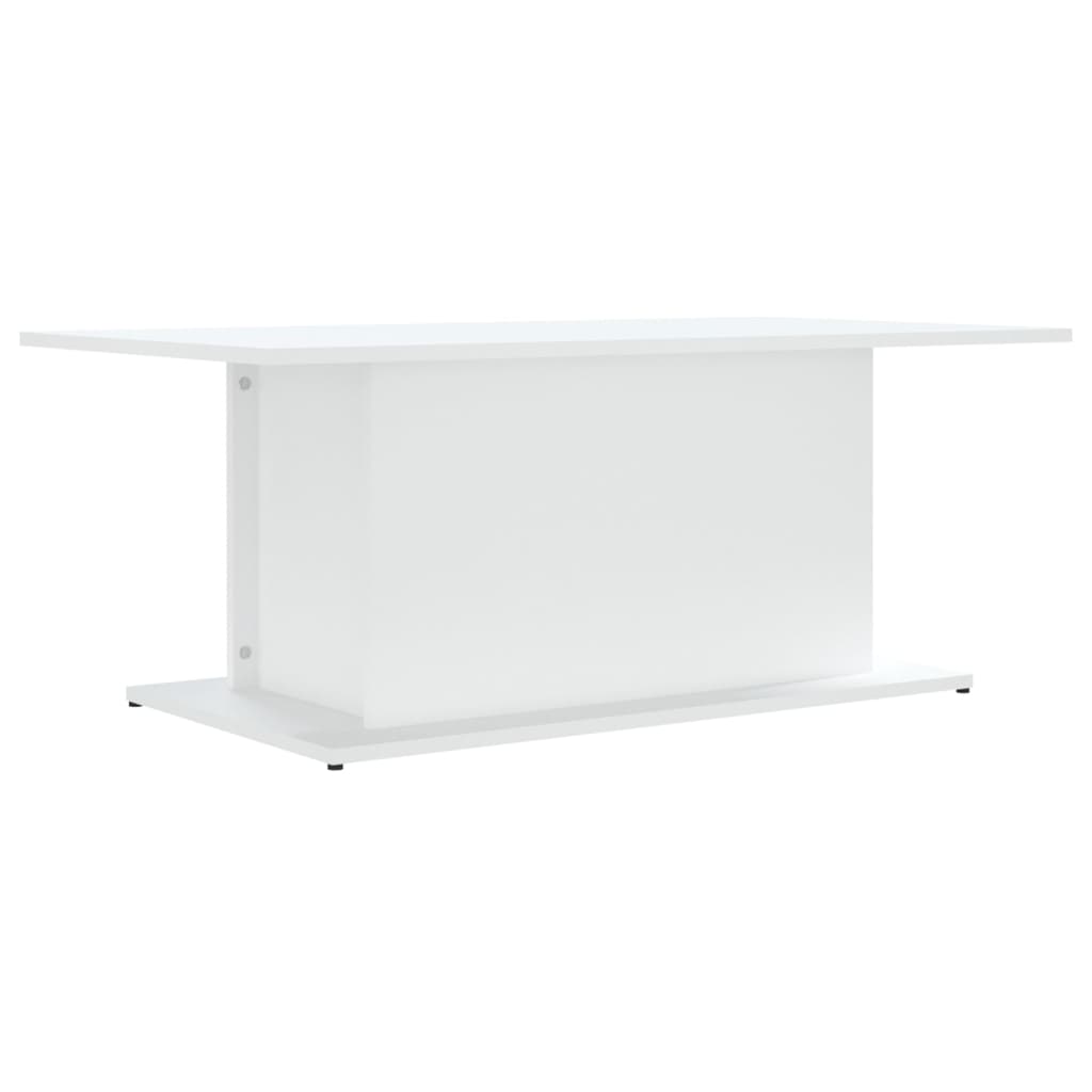 vidaXL Stolik kawowy, biały, 102x55,5x40 cm, materiał drewnopochodny