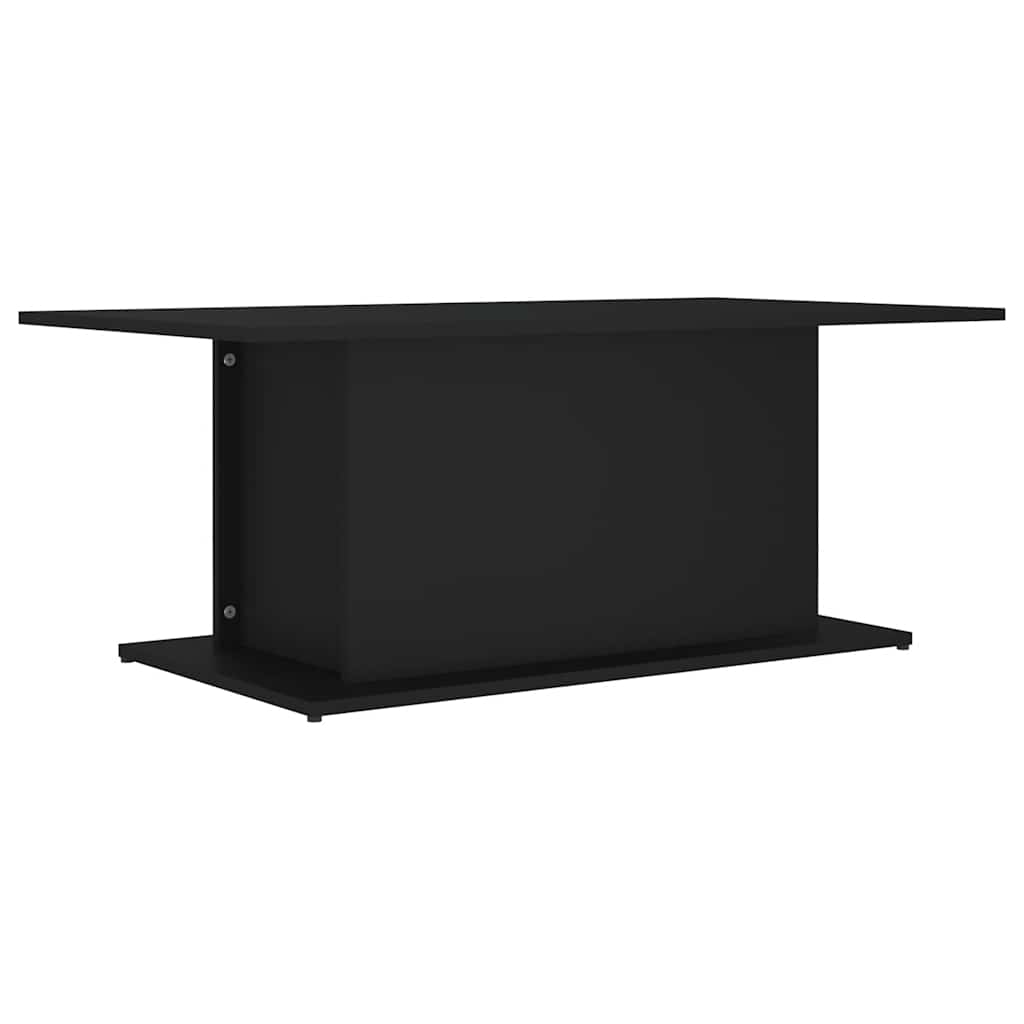 vidaXL Stolik kawowy, czarny, 102x55,5x40 cm, materiał drewnopochodny