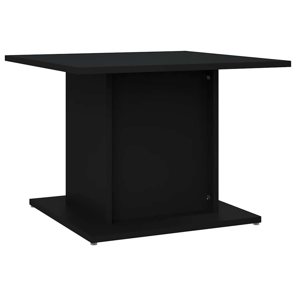 vidaXL Stolik kawowy, czarny, 55,5x55,5x40 cm, materiał drewnopochodny