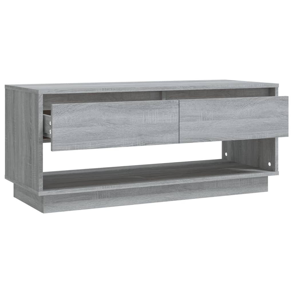 vidaXL Szafka pod TV, szary dąb sonoma 102x41x44 cm