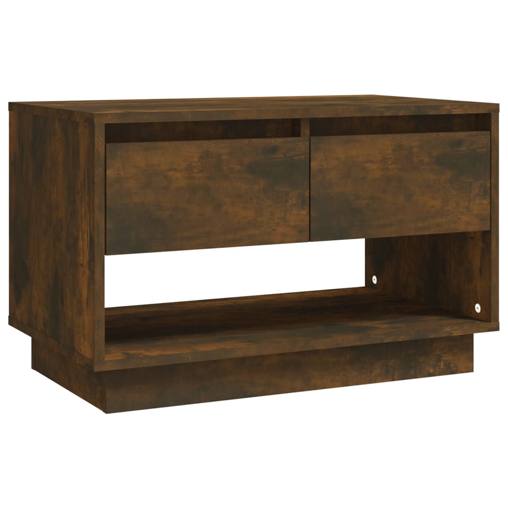 vidaXL Szafka pod TV, przydymiony dąb, 70x41x44 cm