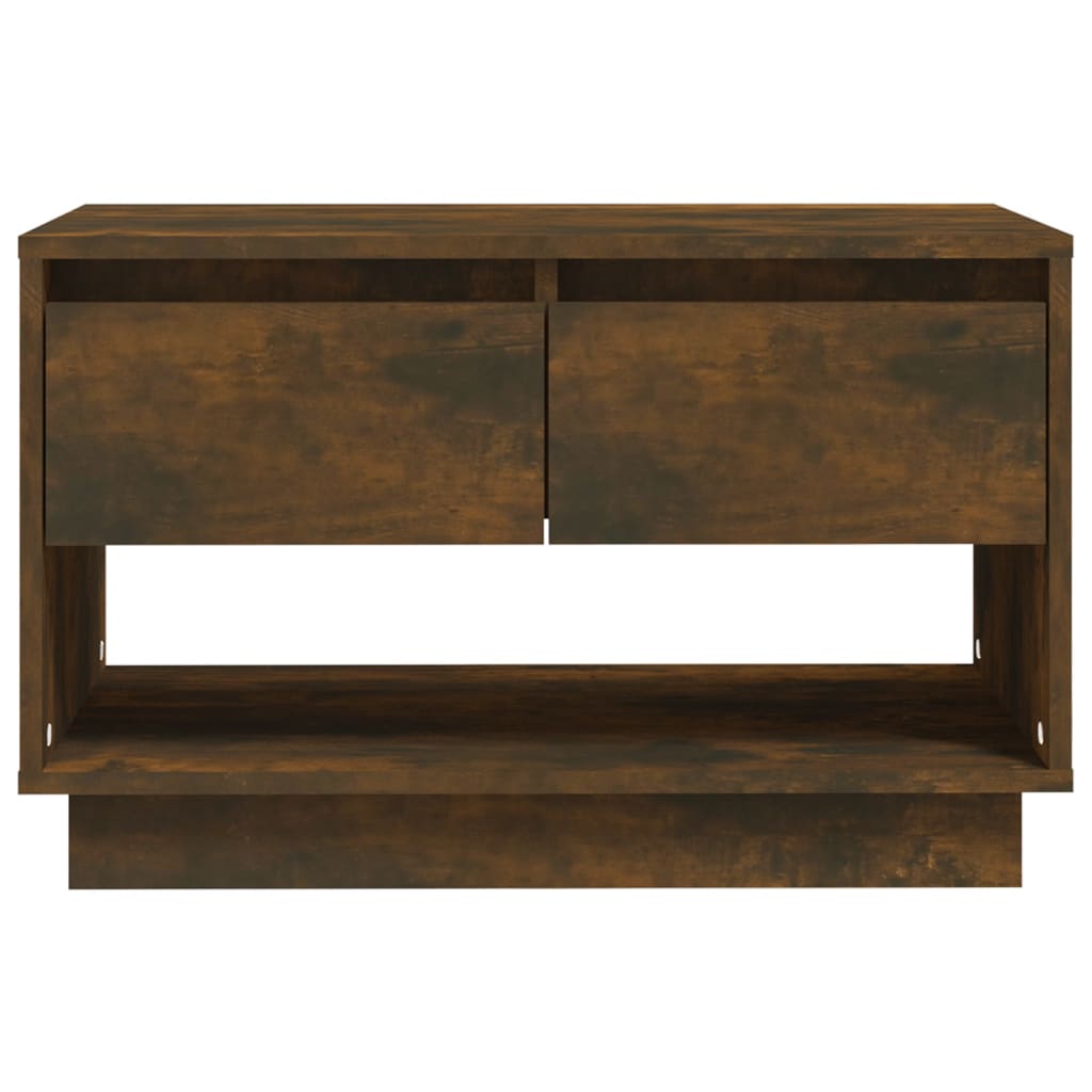 vidaXL Szafka pod TV, przydymiony dąb, 70x41x44 cm