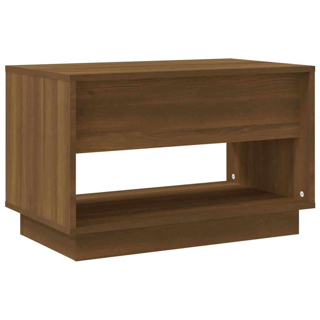 vidaXL Szafka pod TV, brązowy dąb 70x41x44 cm materiał drewnopochodny