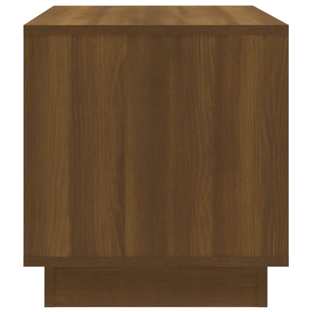 vidaXL Szafka pod TV, brązowy dąb 70x41x44 cm materiał drewnopochodny