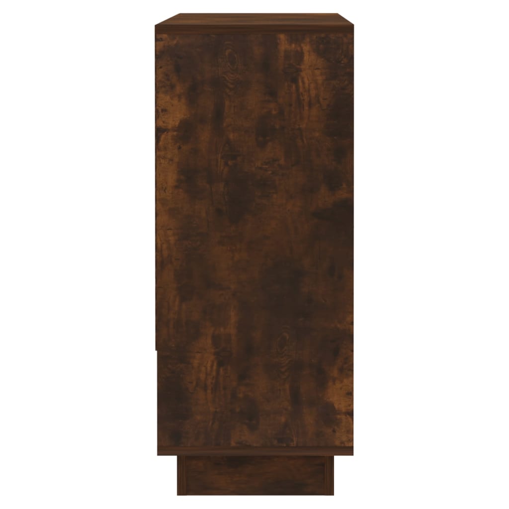 vidaXL Szafka, przydymiony dąb, 97x31x75 cm, materiał drewnopochodny