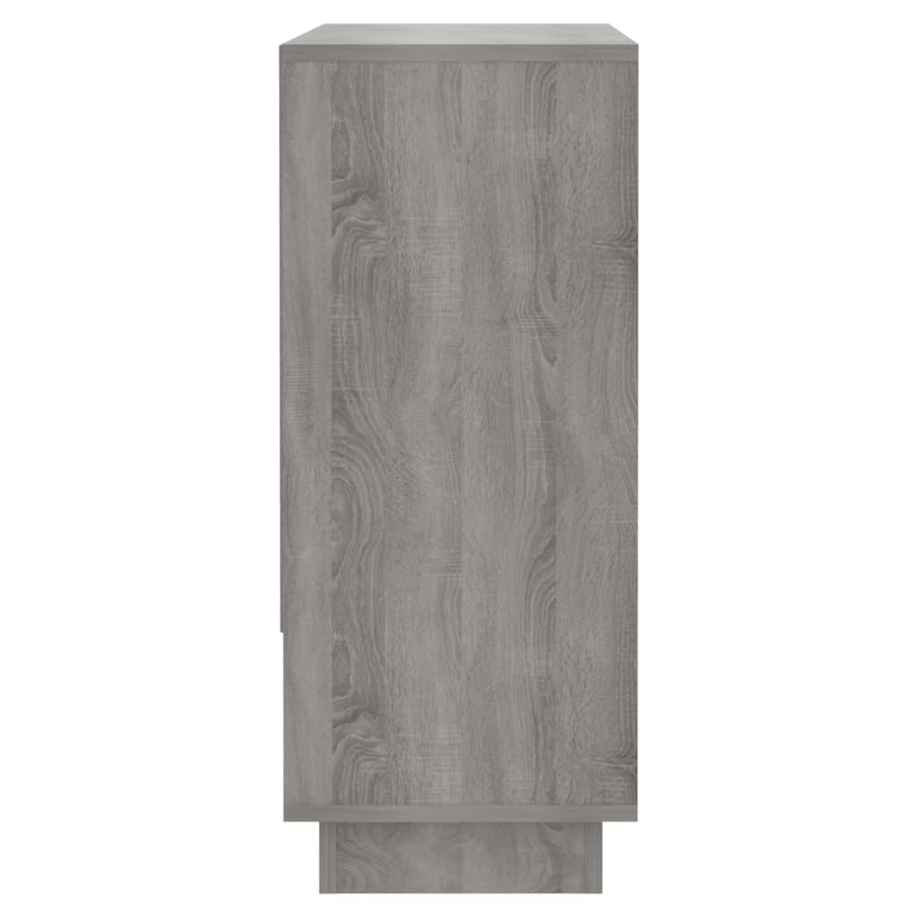 vidaXL Szafka, szary dąb sonoma, 97x31x75 cm, materiał drewnopochodny