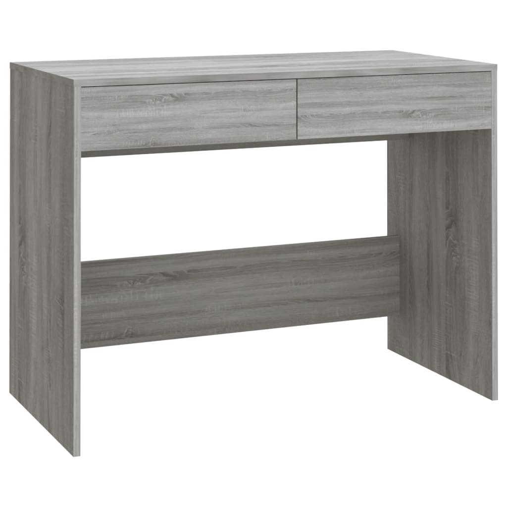 vidaXL Biurko, szary dąb sonoma 101x50x76,5 cm materiał drewnopochodny