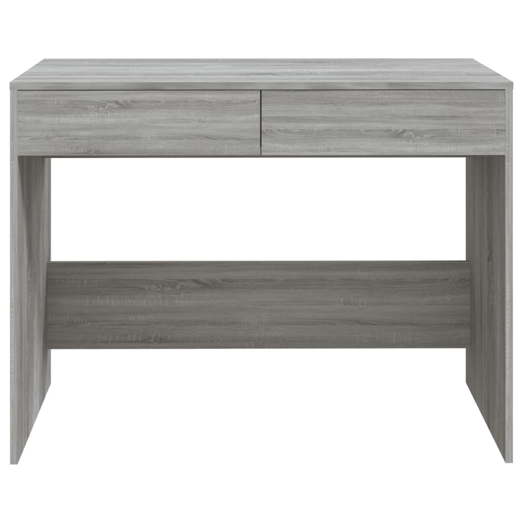 vidaXL Biurko, szary dąb sonoma 101x50x76,5 cm materiał drewnopochodny